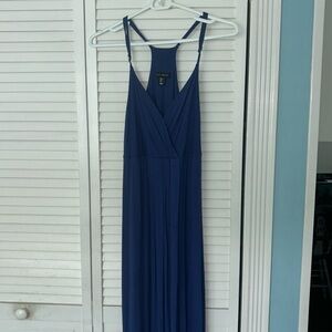 Royal blue maxi dress